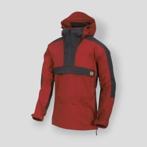 woodsman anorak jacket® - crimson sky / ash grey - helikon