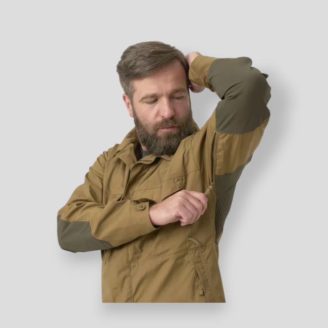 woodsman shirt® - coyote / taiga green a - helikon