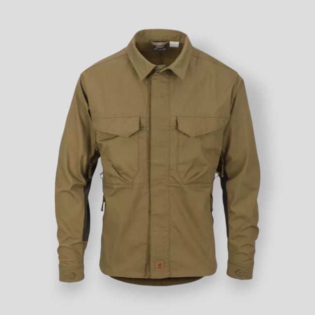 Woodsman Shirt® - Coyote / Taiga Grün A - Helikon