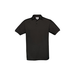 Polo manches courtes Noir- B&C