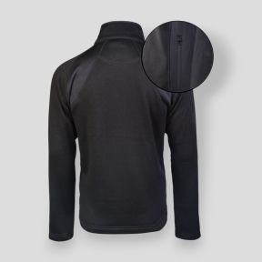 Bluza polarowa Structure - Czarny - Mil-Tec