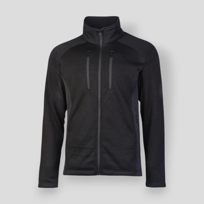 Bluza polarowa Structure - Czarny - Mil-Tec