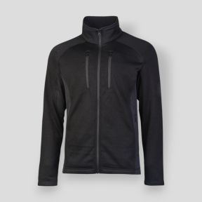 Bluza polarowa Structure - Czarny - Mil-Tec
