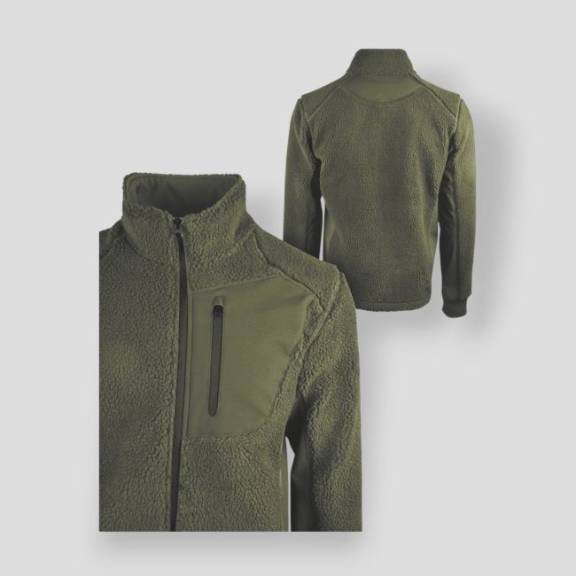 Blouson polaire Teddy Bearforce - Vert Olive - Mil-Tec
