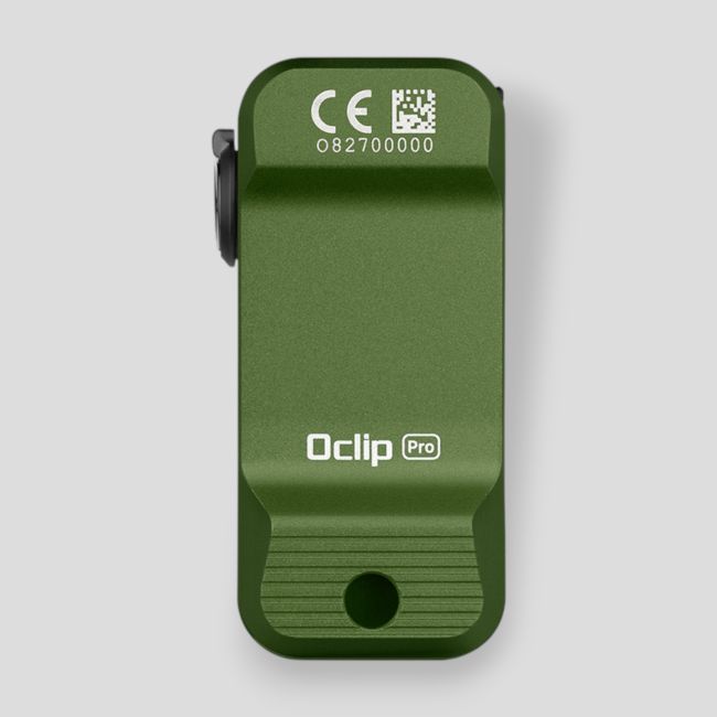 Lampa do kamizelki taktycznej z czerwonym światłem (500 lumenów) Oclip Pro - Olive Green - Olight