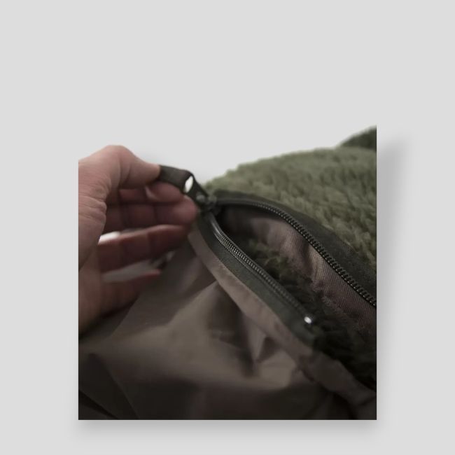 Couverture d'affût de chasse polaire en loden pour bas du corps (200cm) G-LOFT® - Vert Olive - Carinthia