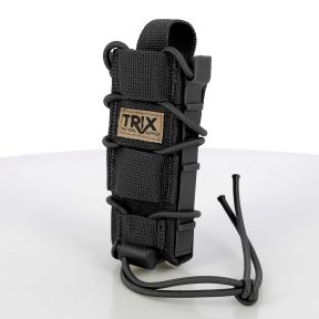 Enkele magazijnhouder Condor voor pistolen - Zwart - Trix Tactical