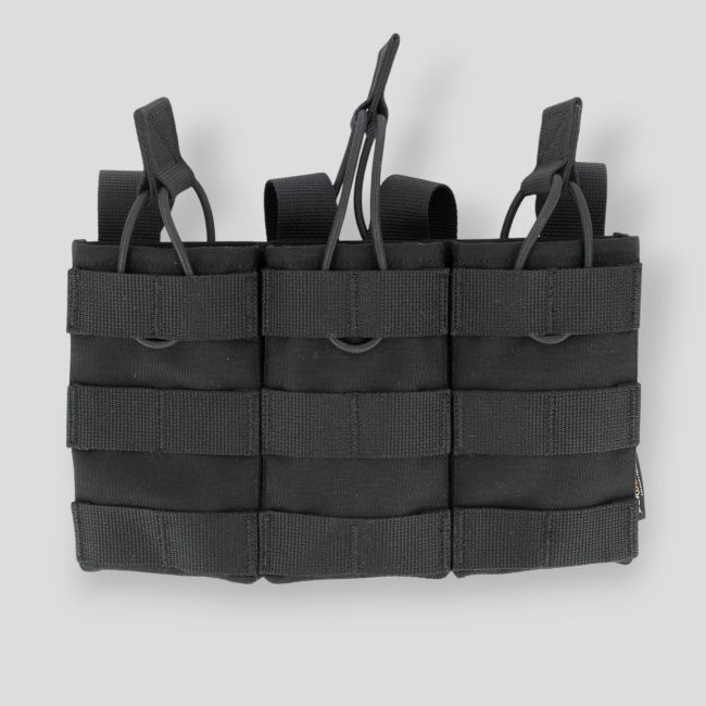 Porte-chargeur triple Eagle pour fusils d'assaut - Noir - Trix Tactical