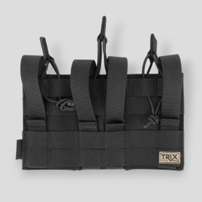 Porte-chargeur triple Eagle pour fusils d'assaut - Noir - Trix Tactical