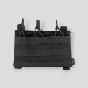 Porte-chargeur triple Eagle pour fusils d'assaut avec dos velcro - Noir - Trix Tactical