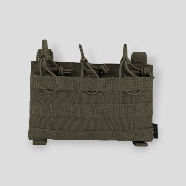 Potrójne etui na magazynek Eagle do karabinów szturmowych z rzepem z tyłu - Ranger Green - Trix Tactical