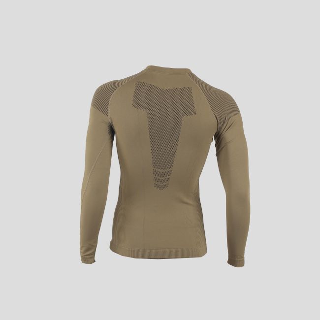 Nahtloses Langarm-T-Shirt Commando - Coyote - Trix Tactical