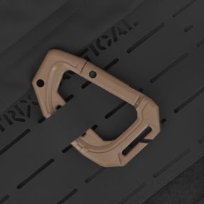 Zestaw 2 karabińczyków 9cm - Coyote - Trix Tactical