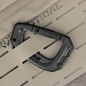 Set mit 2 Karabinern 9cm - Schwarz - Trix Tactical