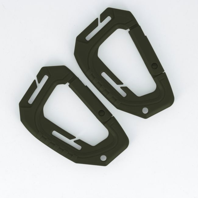 Set mit 2 Karabinern 9cm - Ranger Green - Trix Tactical