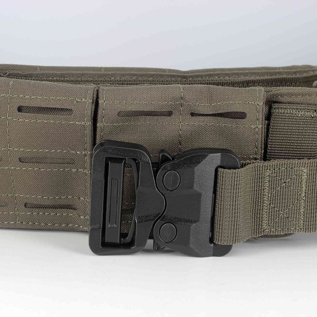 Ceinture double Sniper avec boucle cobra en polymère - Ranger Green - Trix Tactical