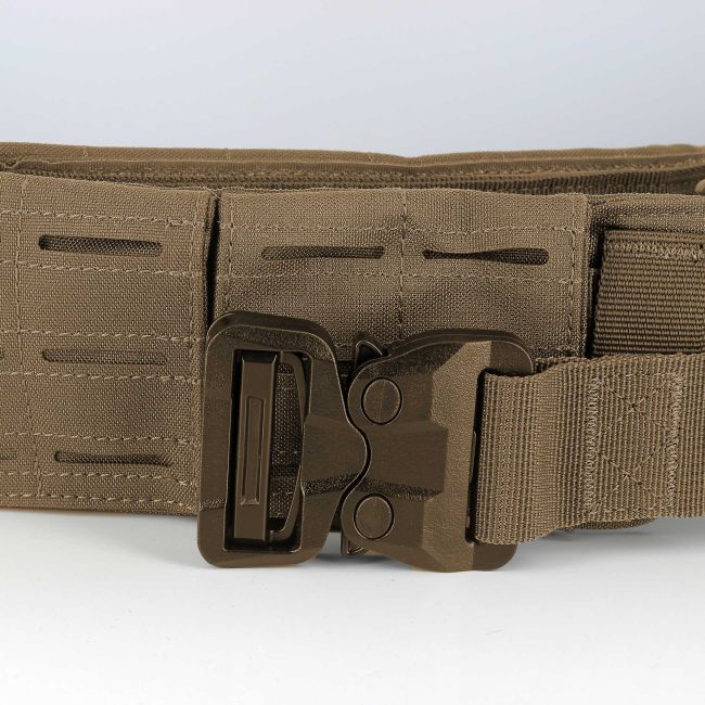 Podwójny pasek Sniper z polimerową klamrą cobra - Coyote - Trix Tactical