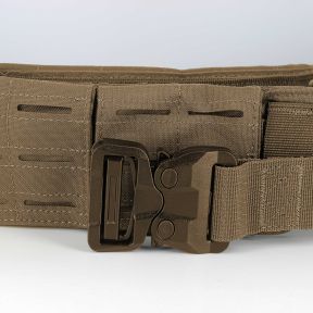 Dubbele Sniper riem met cobra polymeer gesp - Coyote - Trix Tactical