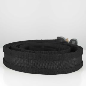 Elite dubbele riem met cobra metalen gesp - Zwart - Trix Tactical