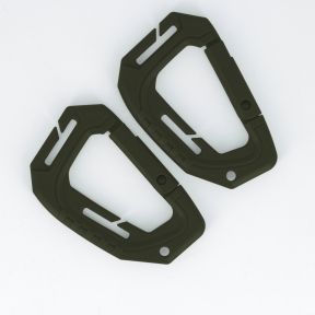 Zestaw 2 karabińczyków 6cm - Ranger Green - Trix Tactical