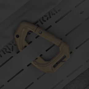 Lot de 2 mousquetons 6cm - Ranger Green - Trix Tactical