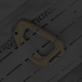 Lot de 2 mousquetons 6cm - Ranger Green - Trix Tactical