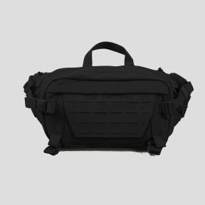 Multifunctionele tactische schoudertas Cobra - Zwart - Trix Tactical