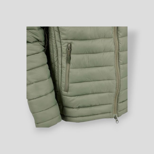Kurtka puchowa Riga - Khaki - Ares
