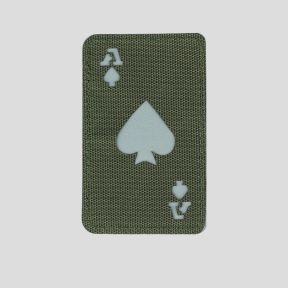 Patch lasercut Ace - Vert Olive - 101 Inc