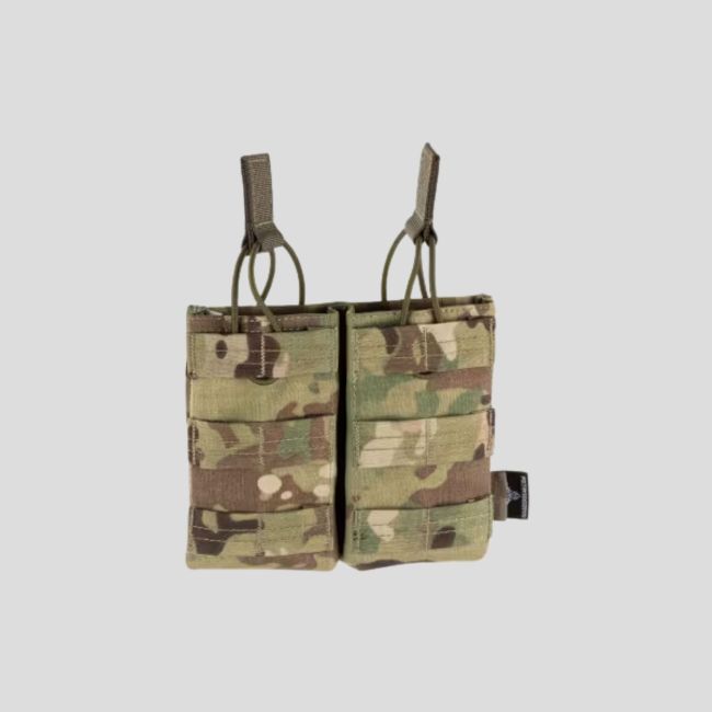 Porte-chargeur double Direct Action pour fusils d'assaut 5.56 - Multicam - Invader Gear