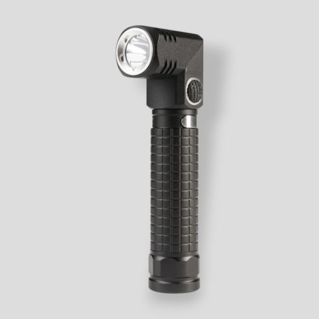 Wiederaufladbare Winkellampe (350 Lumen) - Schwarz - CityGuard