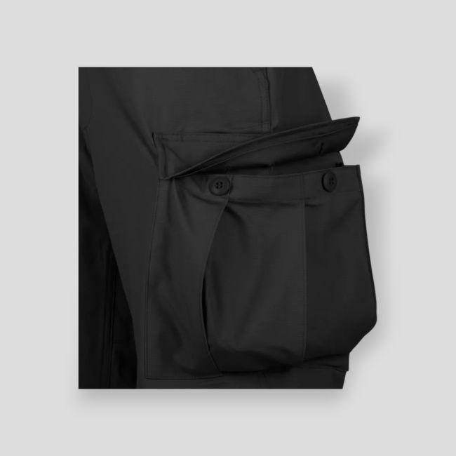 BDU Shorts - Polycotton Ripstop - Schwarz - Helikon