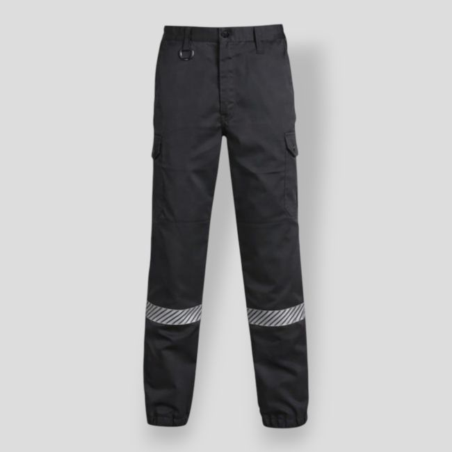 Pantalón de Seguridad con elastano SECURITY - Negro - Force Series
