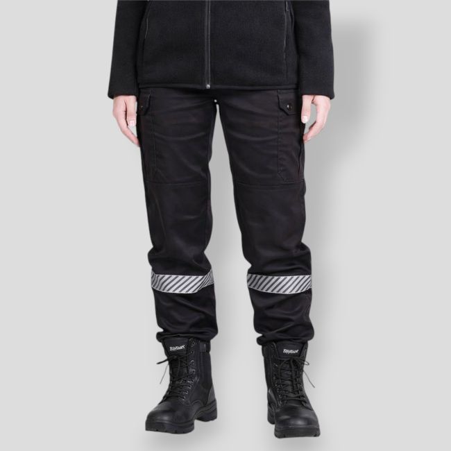 Pantaloni di Sicurezza con elastan SECURITY - Nero - Force Series