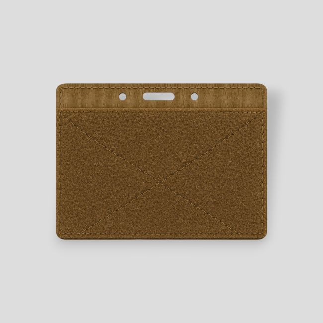 Portacarnet de identidad con velcro - Coyote - OPEX