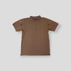Polo Tropper z kołnierzem na zamek spandex 210g - Coyote - OPEX