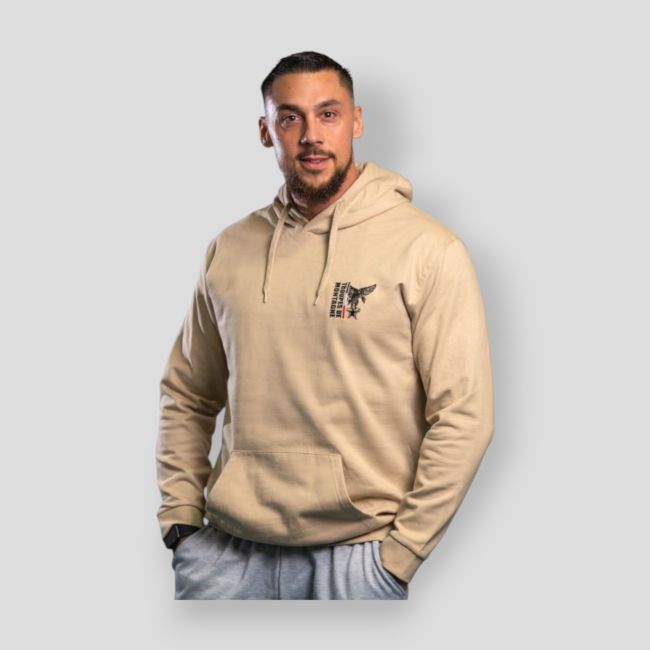 Sudadera bordada Tropas de Montaña Design - Light Sand - Summit Outdoor Lifestyle