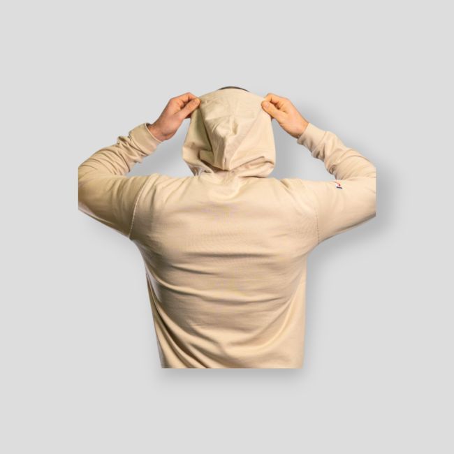 Geborduurde sweater Troupes de Marine Design - Light Sand - Summit Outdoor Lifestyle