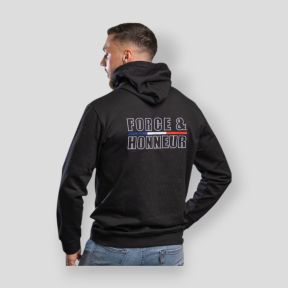 Besticktes Sweatshirt Force & Honneur - Schwarz - Summit Outdoor Lifestyle