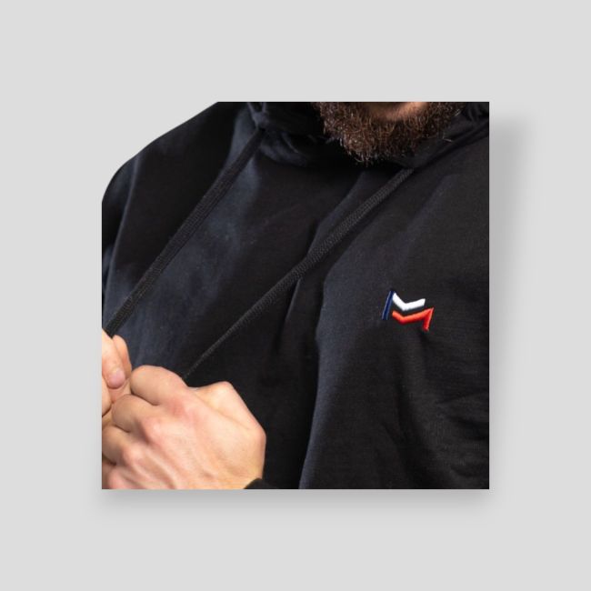 Sweat-shirt brodé Force & Honneur - Noir - Summit Outdoor Lifestyle