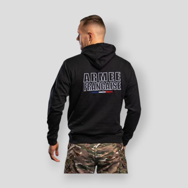 Bluza z haftem Armia Francuska - Czarny - Summit Outdoor Lifestyle