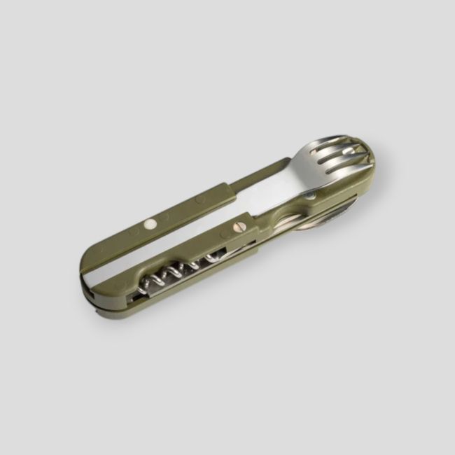 Multifunktions-Taschenmesser Bivouac® - Olivgrün - TB Outdoor