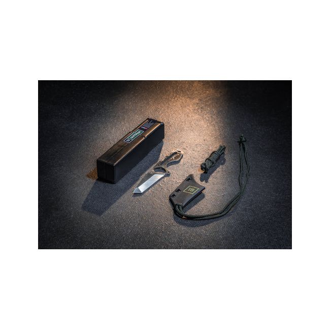 Couteau S-NECK avec étui kidex + corde - TB Outdoor
