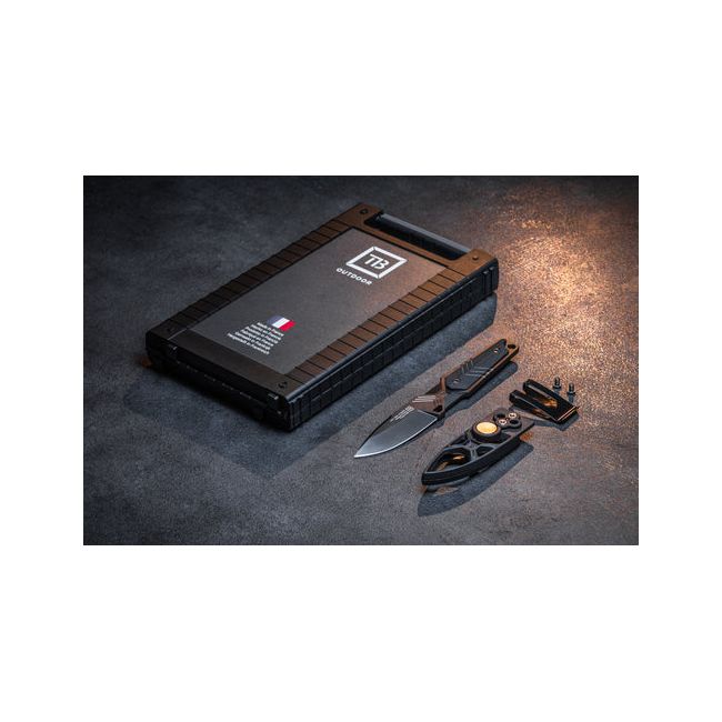 Faca monobloco Impact 127 G10 - Preto - TB Outdoor