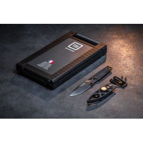 Eendelig mes impact 127 G10 - Zwart - TB Outdoor