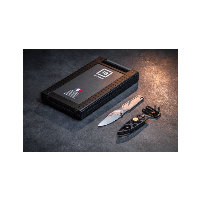 Coltello monoblocco impact 127 - Inox - TB Outdoor