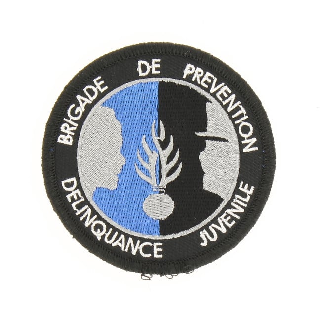 Écusson brodé Brigade Prévention Délinquance Juvenile Écusson brodé Brigade Prévention Délinquance Juvenile