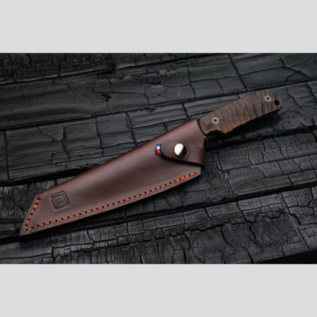 Cuchillo Davrik - Ziricote toxificado - TB Outdoor