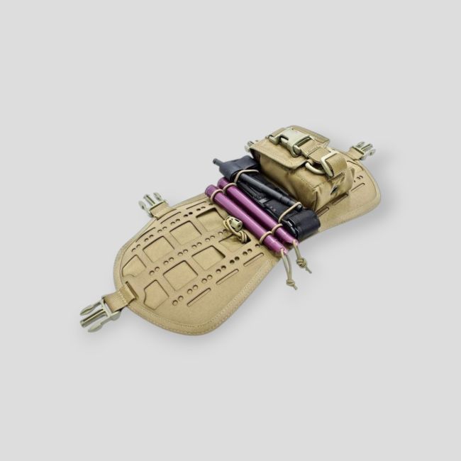 Mini Chest Rig mit 8 Molle-Spalten - Coyote - FrogPro