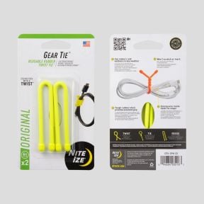 Gear Tie® Reusable Rubber Twist Tie™ 6 in. - 2 Pack - Coyote - nite ize